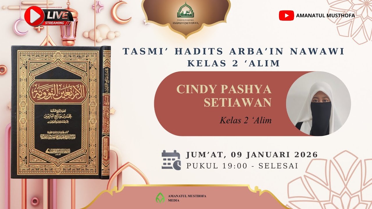 Tasmi' & Imtihan Hadits Ar ba'in Nawawi santri Sindi