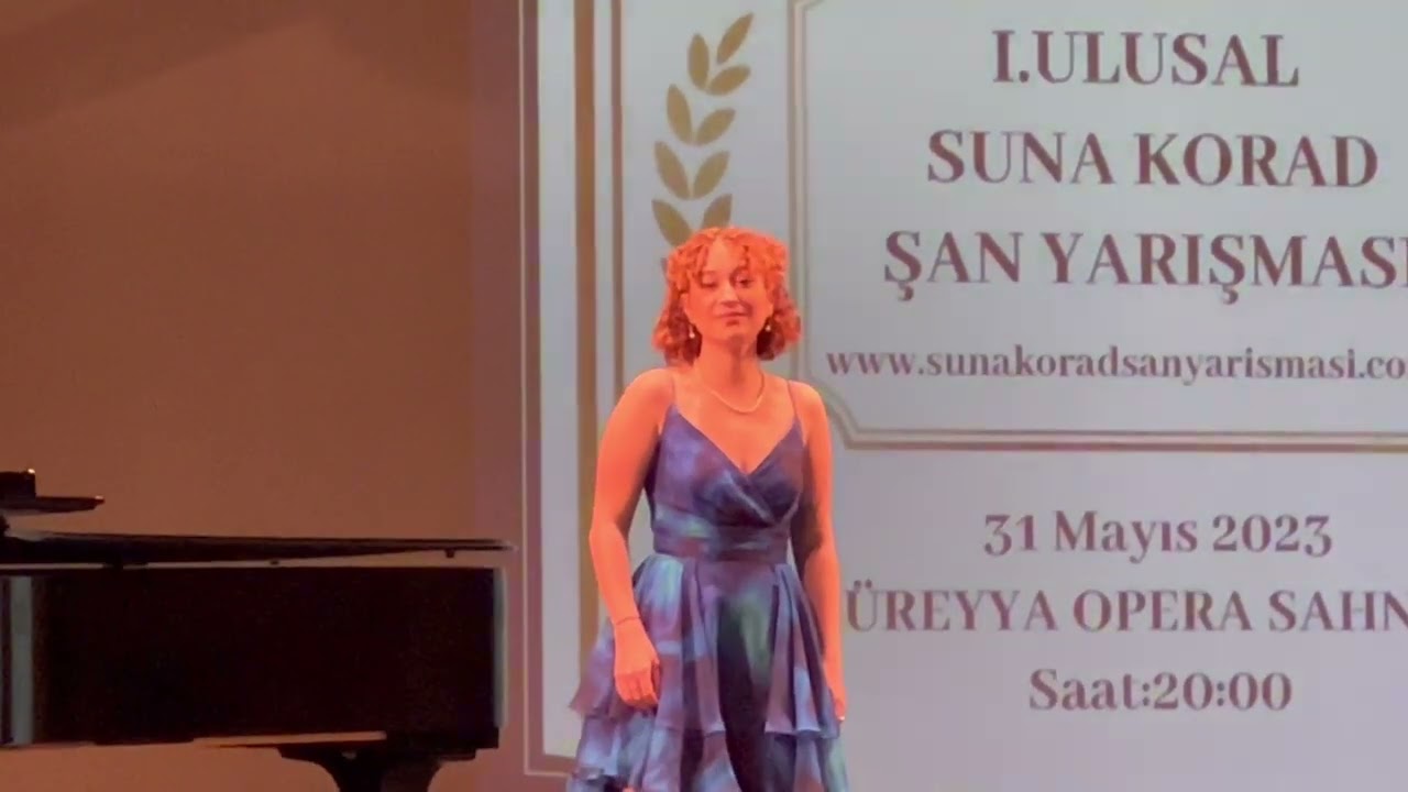 1.ULUSAL SUNA KORAD ŞAN YARIŞMASI /FİNAL KONSERİ/İSTANBUL OPERA DERNEĞİ/