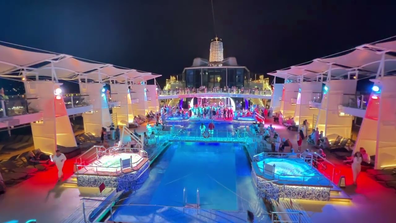 Celebrity Solstice Pool Deck Party - Vancouver to Hawaii Sept. 2023