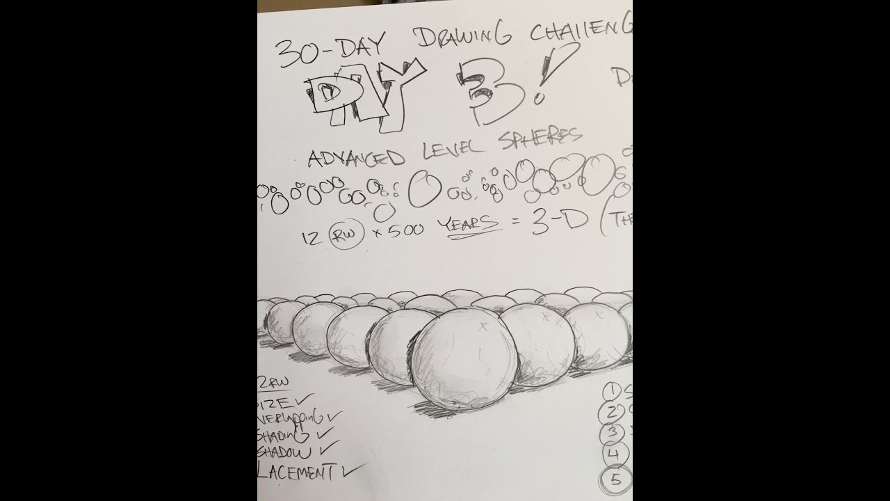 Day 3: Can Professor Bill Learn-To-Draw in 30-Days?