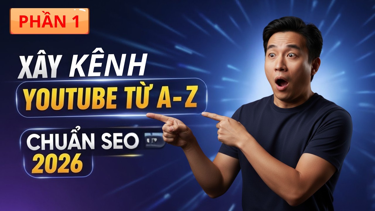XÂY KÊNH YOUTUBE 2026 CHUẨN SEO TỪ A -  Z (Phần 1)  #youtubeseo  #xaykenhyoutube
