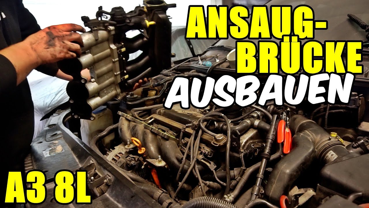 AUDI A3 8L ANSAUGBRÜCKE AUSBAUEN / DEMONTIEREN TUTORIAL / ANLEITUNG