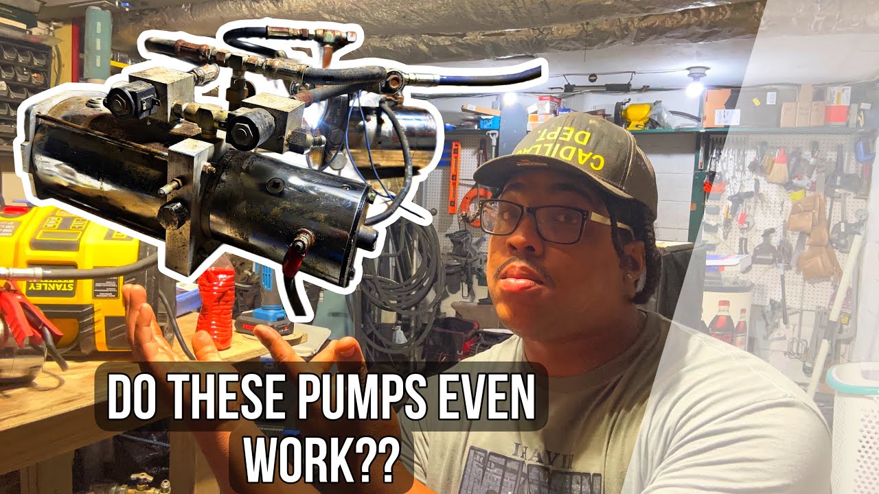 How to bench test lowrider hydraulic pumps with basic tools