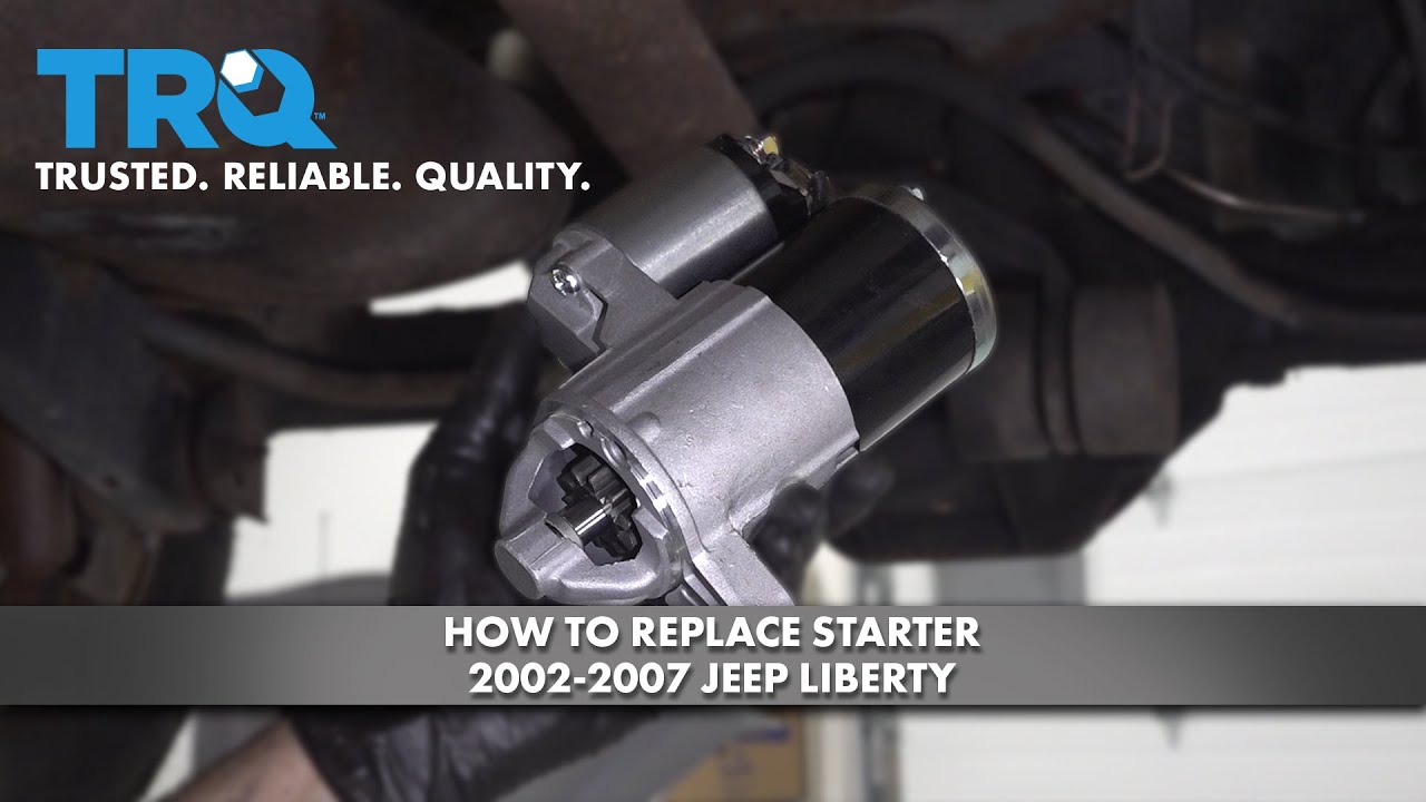Как заменить стартер на Jeep Liberty 2002-2007 годов