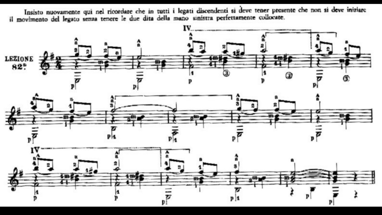 Julio Sagreras - Le prime lezioni di chitarra - Audiolezione 82