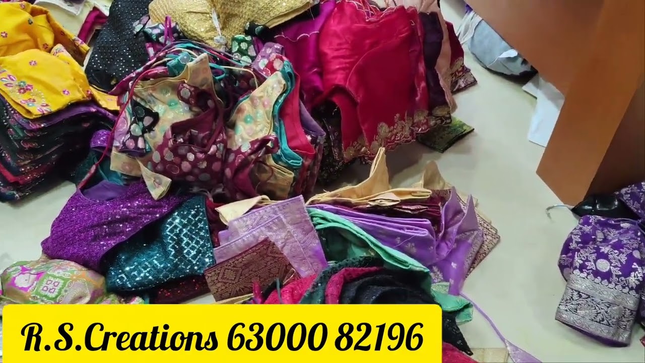 Wholesale Readymade blouses #R.S.Creations@Rs449 Retail 