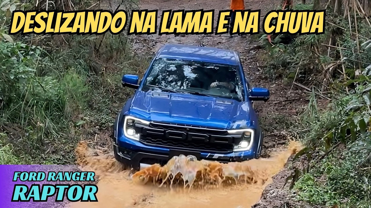 FORD RAPTOR | Deslizando na Lama e na Chuva