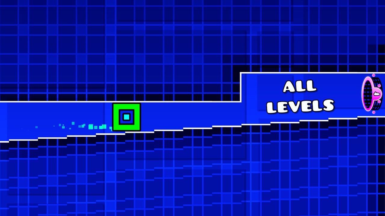 All Main Levels SUPERCURSED! (Stereo Madness - Dash)