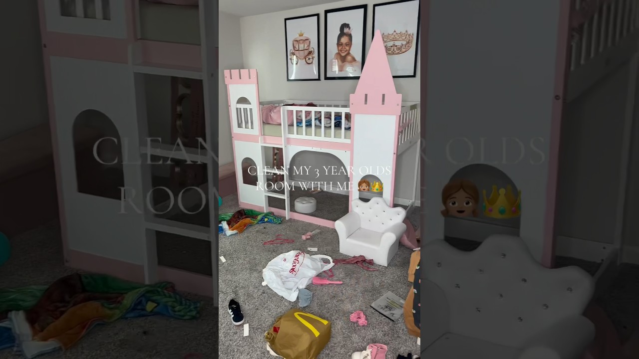CLEAN MY DAUGHTERS ROOM WITH ME , AGAIN! #cleaning #roomtour 😒