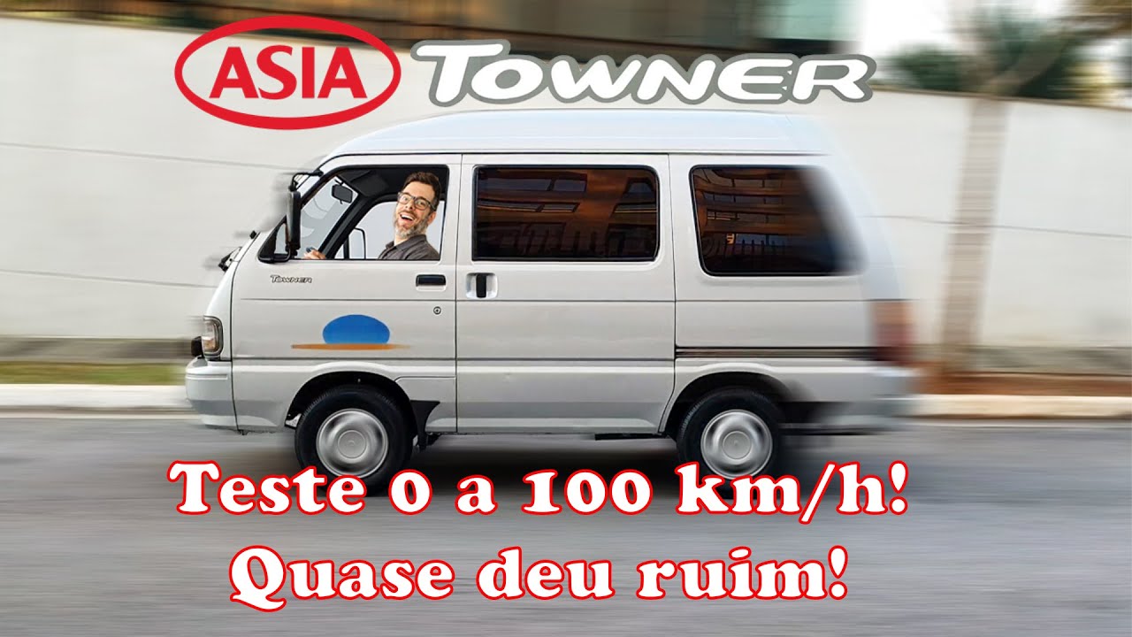 TENTEI FAZER 0 A 100 KM/H NA TOWNER MAS QUASE MORRI!