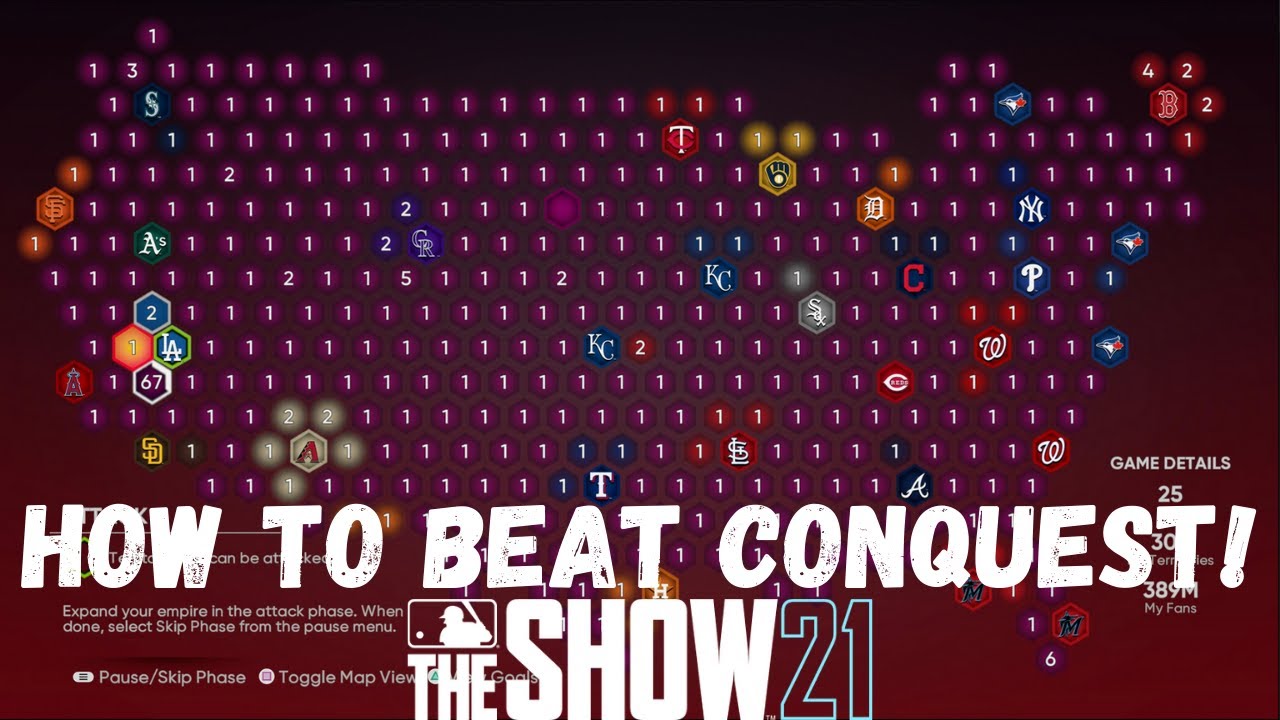 HOW TO BEAT CONQUEST IN MLB THE SHOW 21!