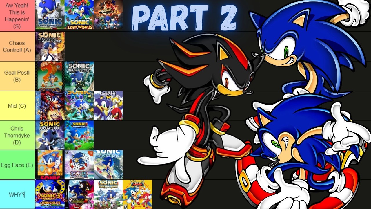 I Beat Every Sonic the Hedgehog Game and Ranked Them (Part 2)