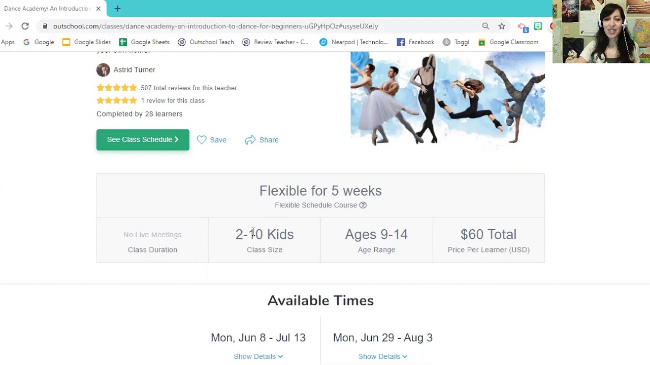 How to Design a Flex Class on Outschool