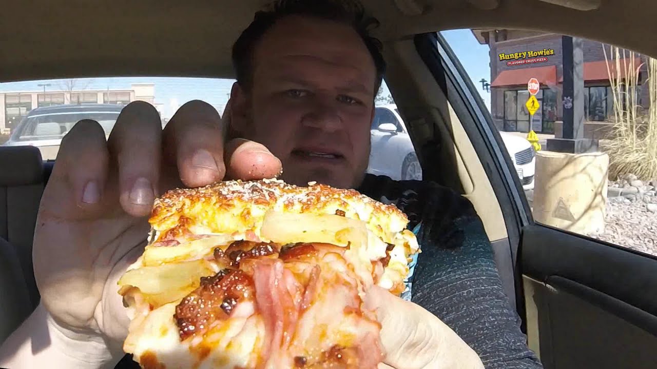 Обзор еды от Hungry Howie's ☆ГАВАЙСКАЯ ПИЦЦА С НАЧИНКОЙ☆!!!