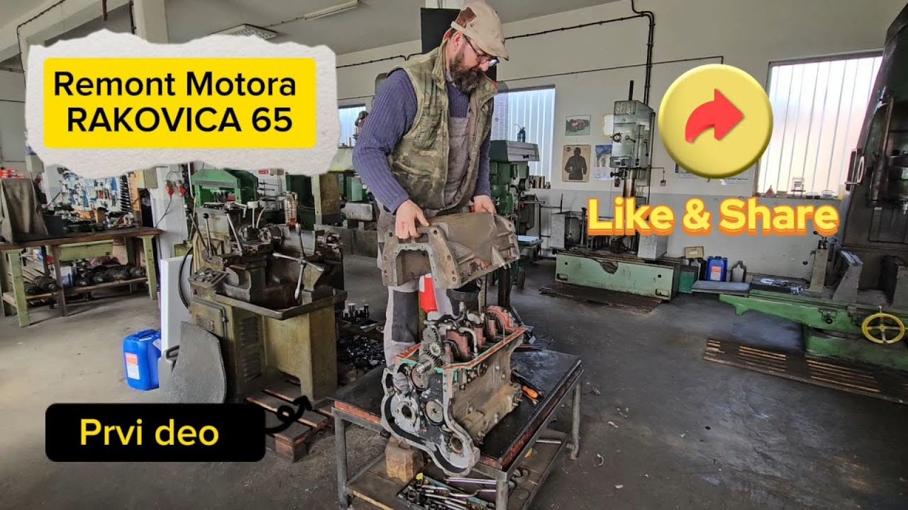 Remont motora Rakovica 65 (Prvi deo)