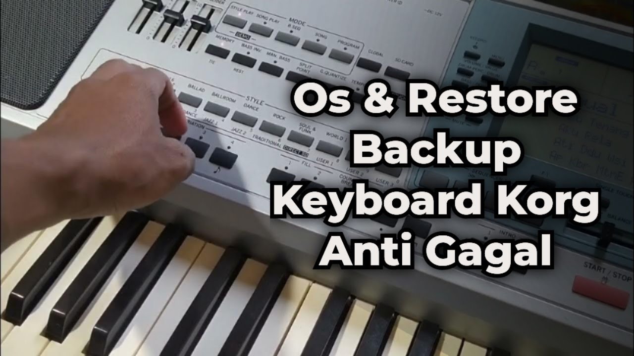 Mengembalikan Setelan Pabrik Keyboard Korg Pa50sd & Microarranger