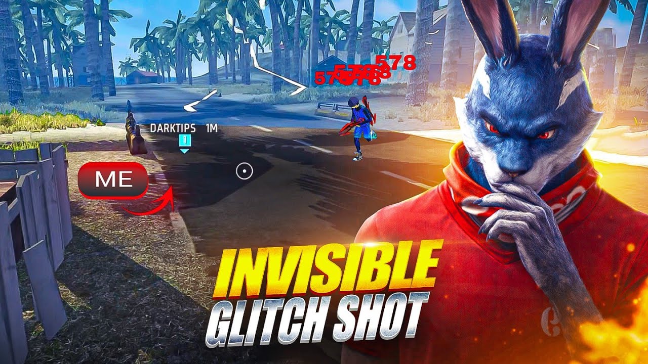 New INVISIBLE Glitch Movement + Headshot Trick ☠️🔥 | Free Fire Invisible Glitch Trick !