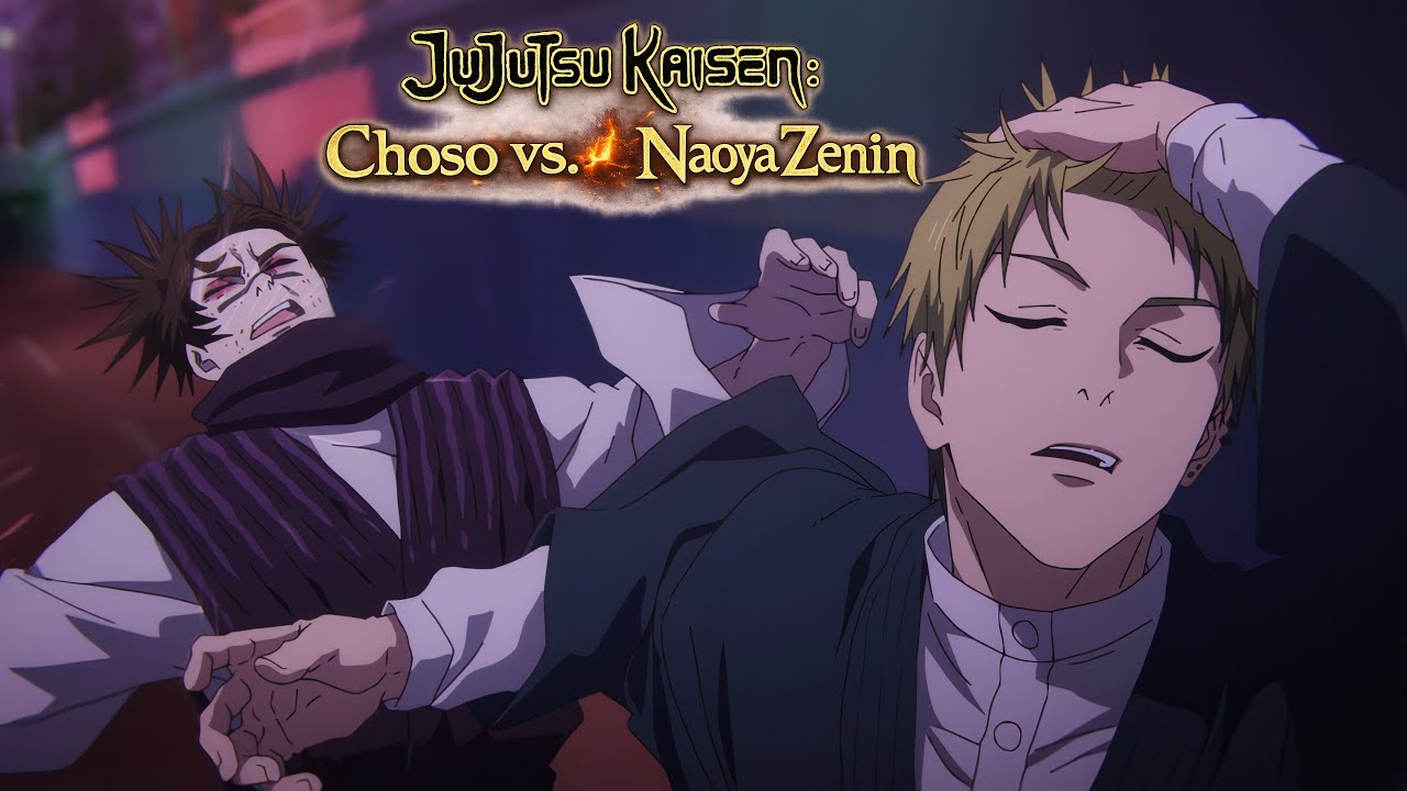 Choso vs Naoya Zenin | Jujutsu Kaisen Season 3 Episode 02 | 4K | 60FPS | Eng Sub