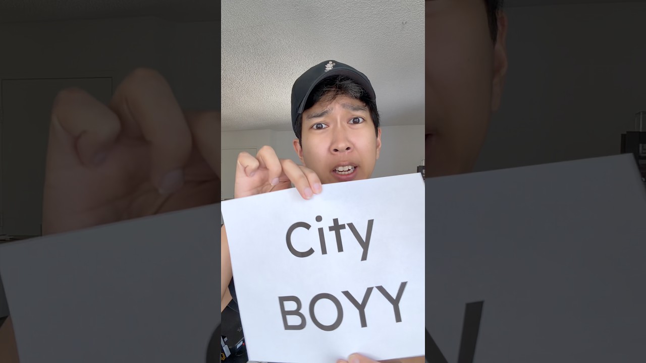 Please Never Say City Boy
