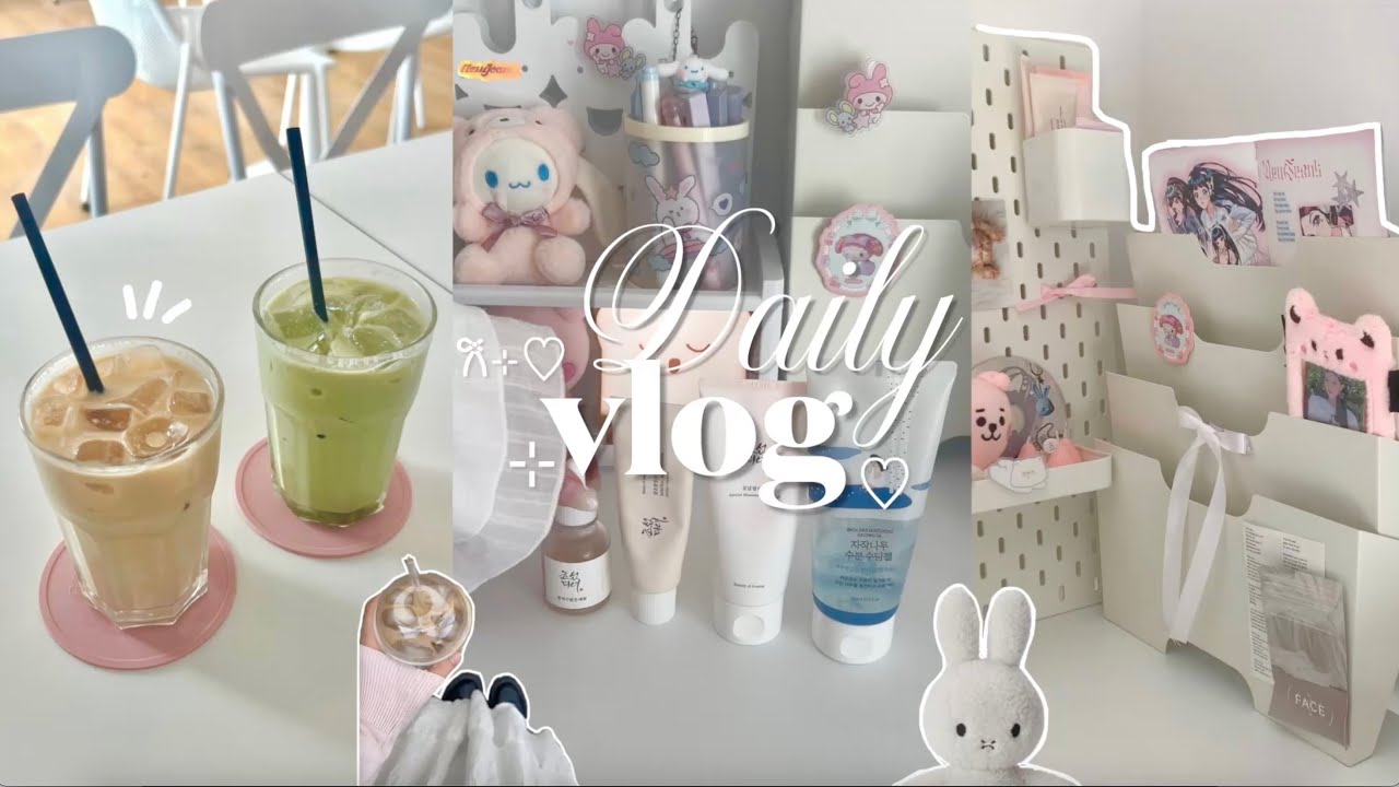 видеоблогУтренняя рутина в 6 утра,студенческие дневники, милые походы по кафе,как я изучаю корейский