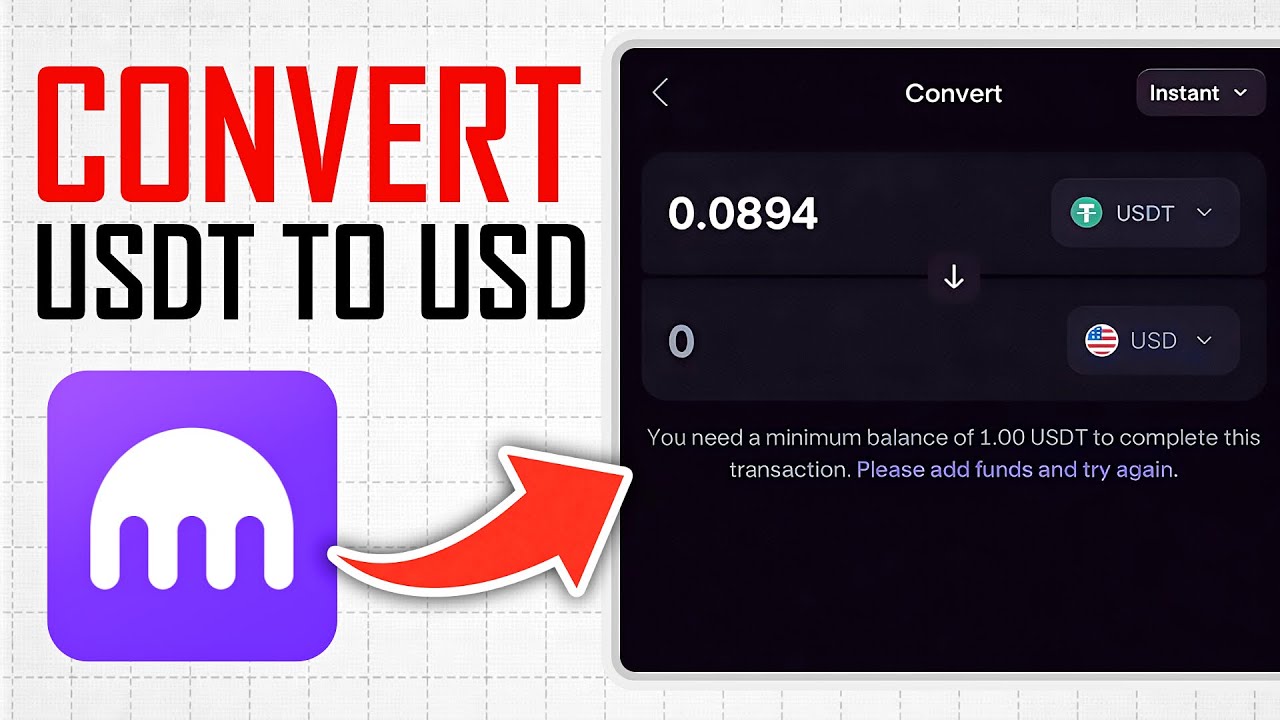 How To Convert USDT To USD On Kraken (Full Guide)