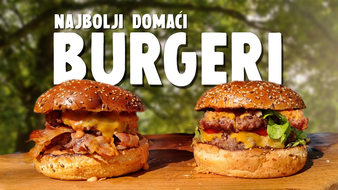 NAPRAVI DOMAĆI BURGER KOJI ĆE SVE OBORITI S NOGU.🍔 Jednostavan recept. 🍻