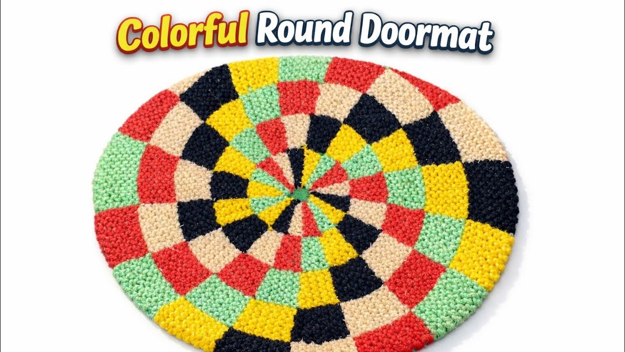 बचा हुआ ऊन मत फेंको 😱 5 मिनट में बना डाला शानदार डोरमैट | Best Out Of Waste Wool Craft Doorment 