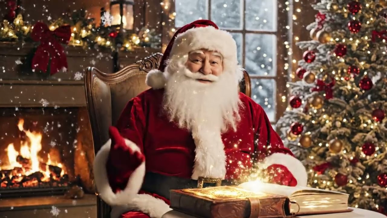 🎅 თოვლის ბაბუასგან ვიდეო მიმართვა პატარა გოგონებს!🥰