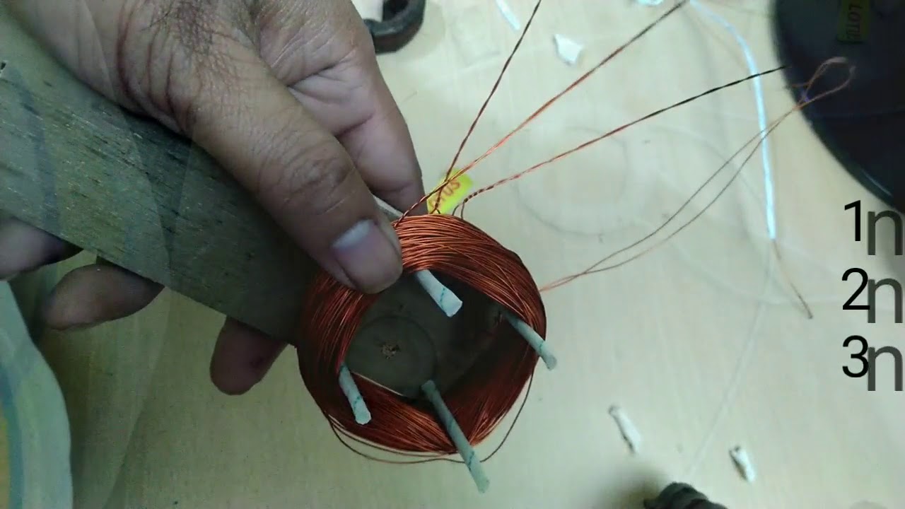 Mixer grinder field coil winding
