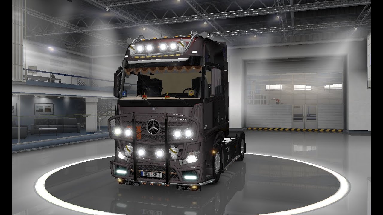 [ETS2]Euro Truck Simulator 2 Mercedes Actros MP4 Tuning