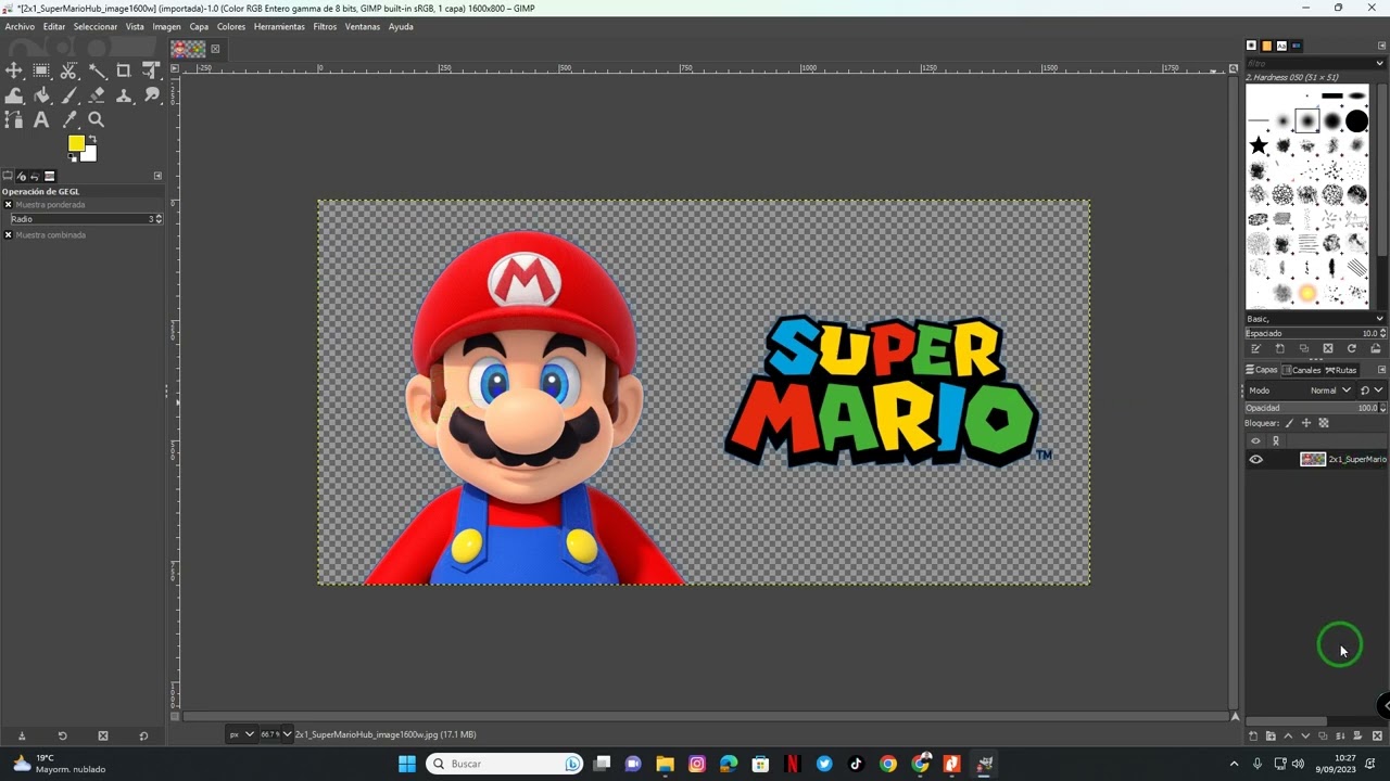 Cambiar Color de fondo con Gimp