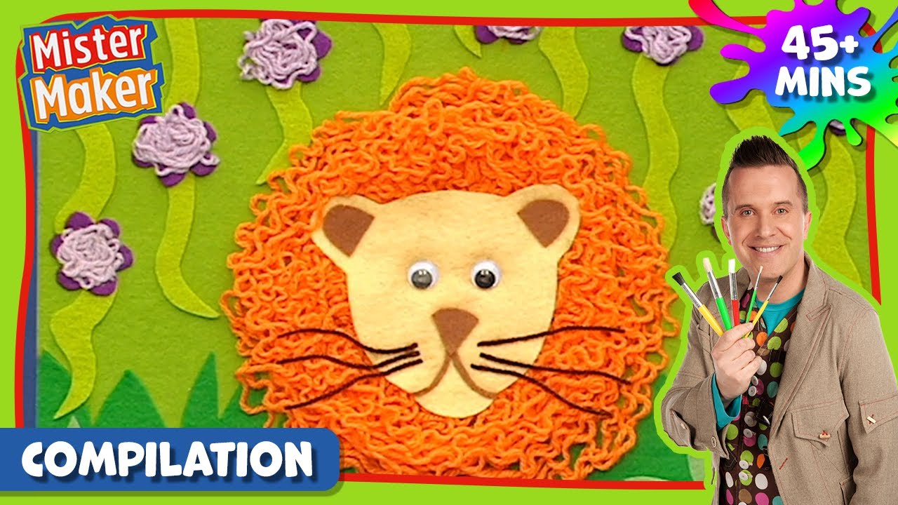 Mister Maker Comes To Town 🎨 Woolly Wonders | SEASON 1 FULL EPISODES | COMPILATION - Arts & Crafts