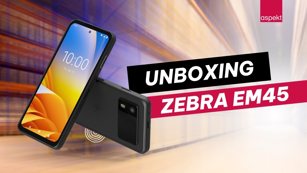 Zebra EM45 z RFID – terminal inny niż wszystkie I Porównanie z TC53e RFID #unboxing