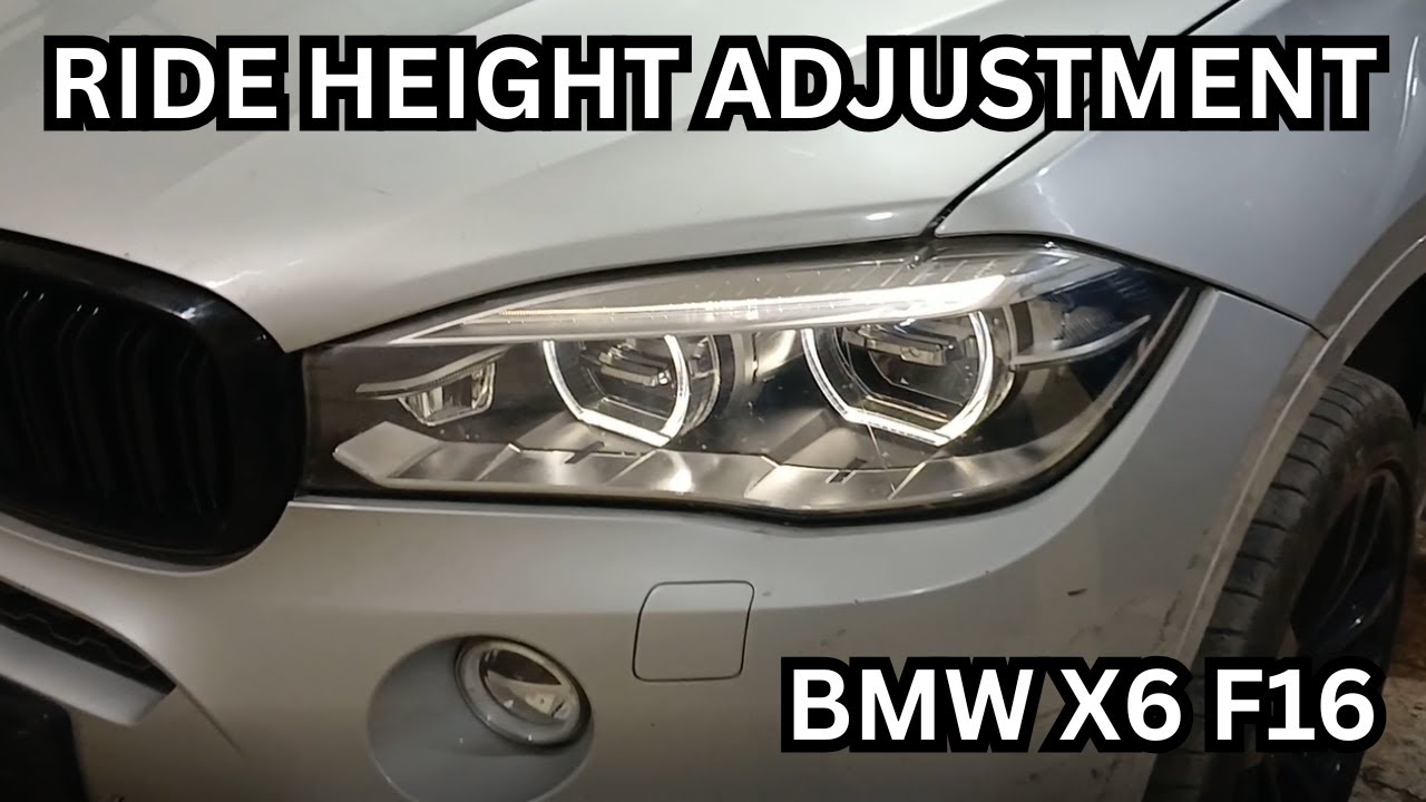 Bmw X6 F16 Ride Height Adjustment With Ista