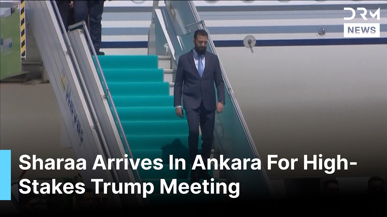 BREAKING: Syrian President Ahmed Al-Sharaa Arrives In Ankara For High-Stakes Trump Meeting | AC1G