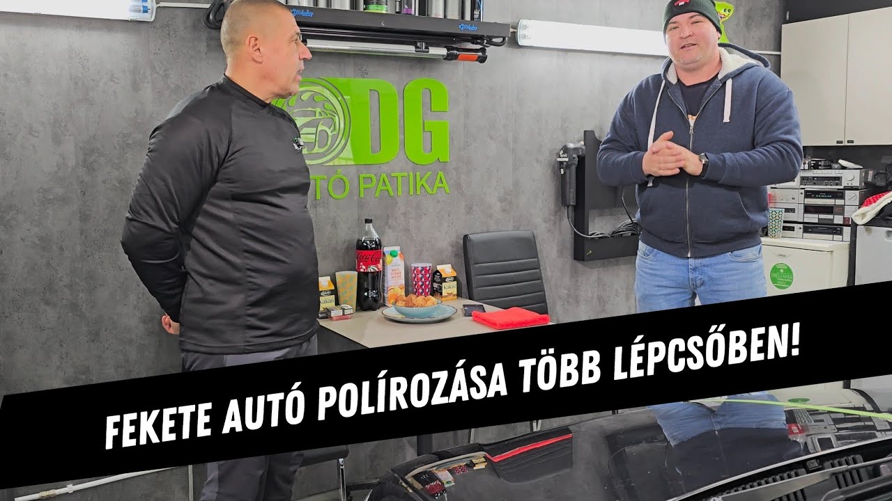 Pár tanács, ha fekete autót políroznál! - DG autópatika #carzoneshop