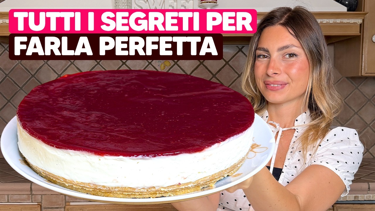CHEESECAKE FREDDA:​ la ricetta semplice SENZA COTTURA (+ i trucchi per un risultato perfetto)