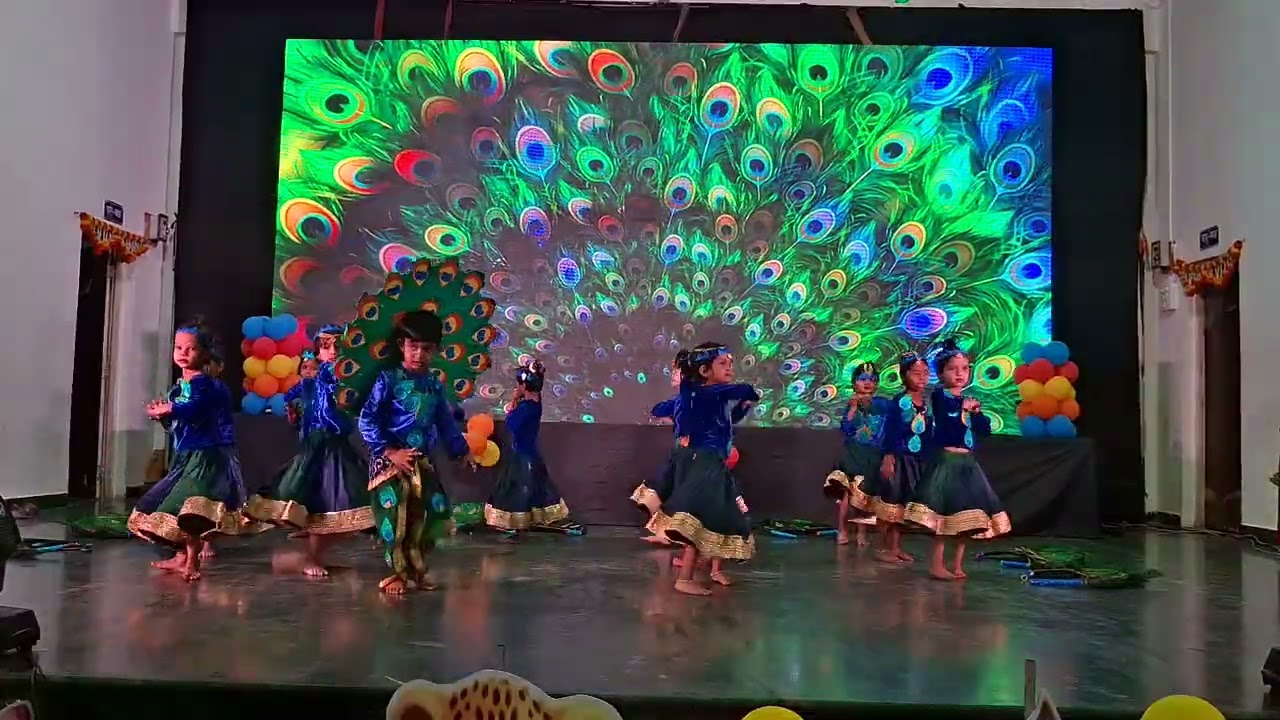 Peacock dance song || kids fun town preschool 