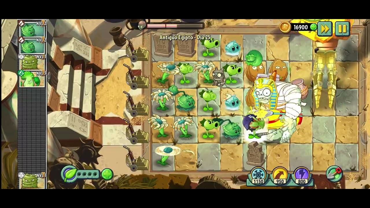 Plants vs zombies 1st boss