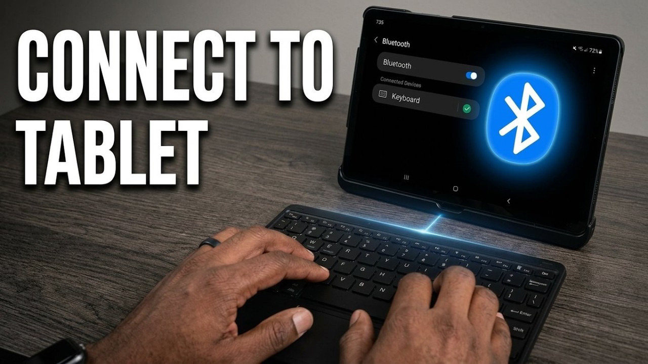 How to connect a Bluetooth keyboard to Samsung Tablet