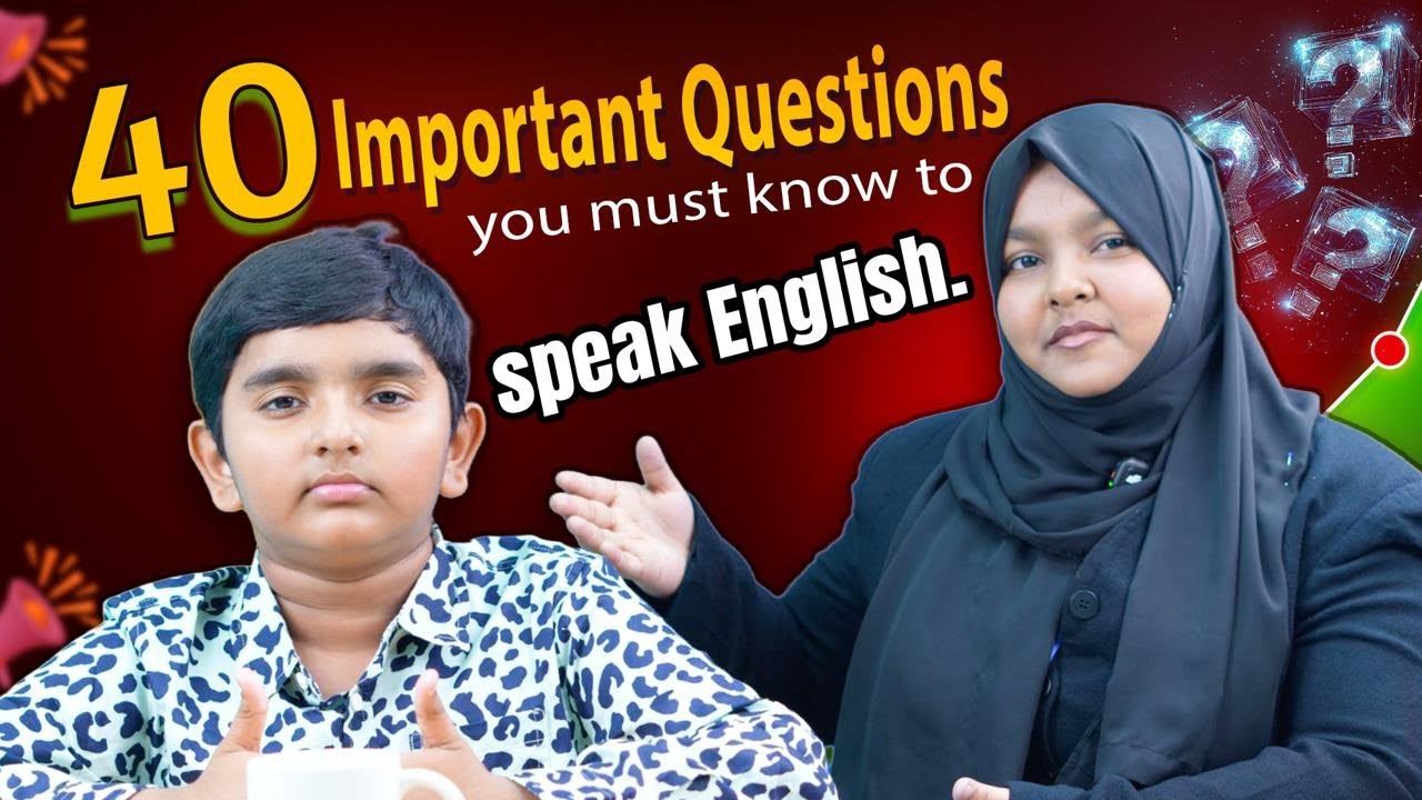Learn 40 important questions. || SpeakUp ||