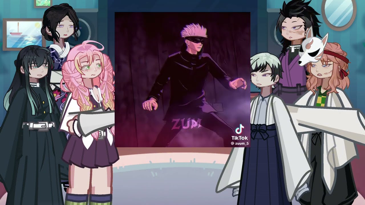 Fandoms react to gojo | jujutsu kaisen | Gacha Life 2