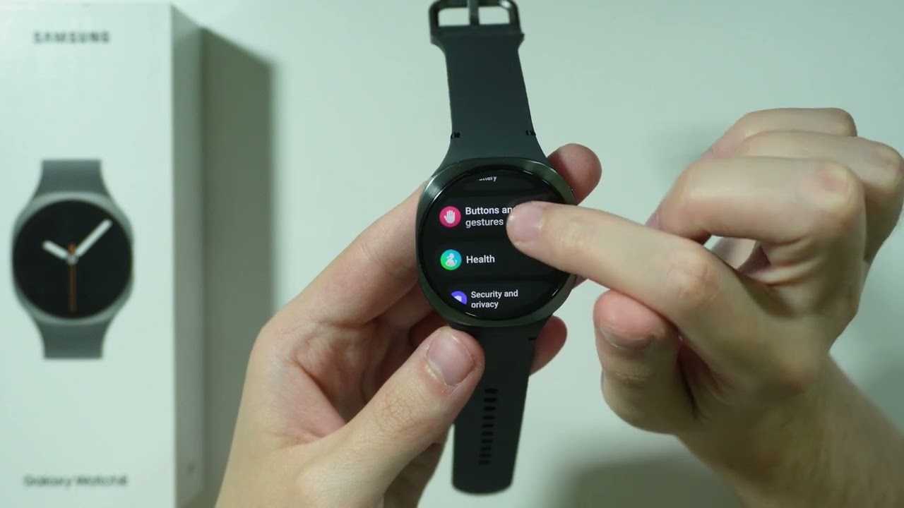 Samsung Galaxy Watch 8: How to Open Power Menu with Home Button
