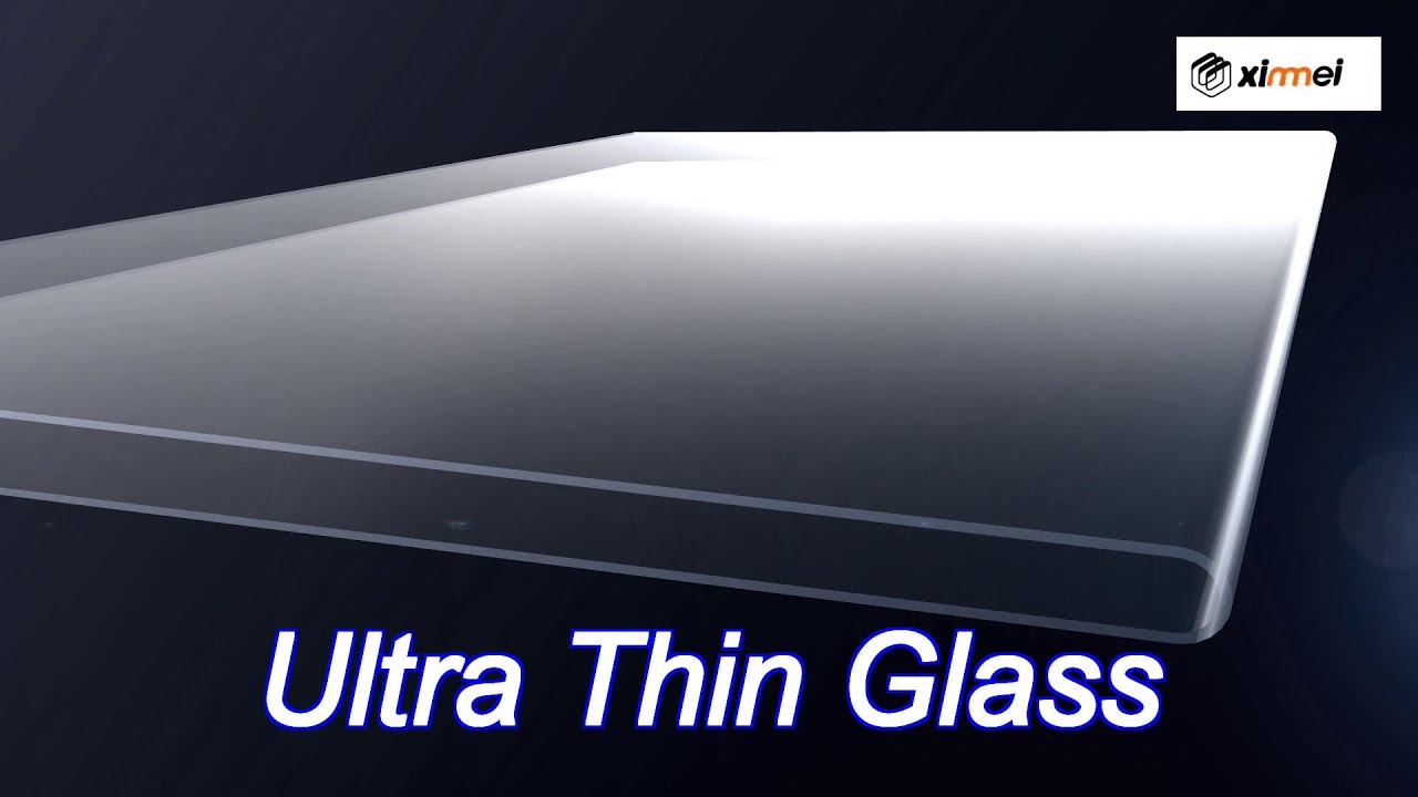 chiyan flexible ultra thin glass bendable for foldable smartphone