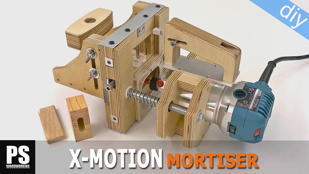 Как сделать самодельный портативный долбёжный станок X-Motion