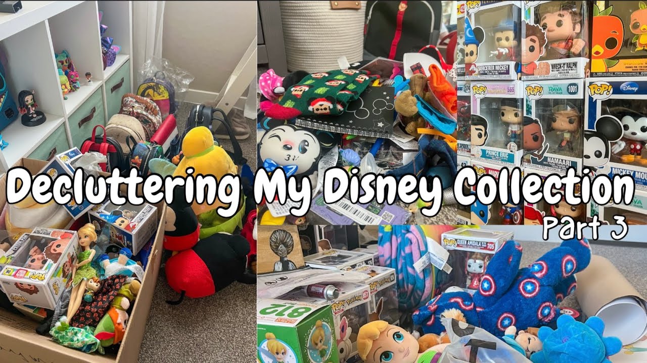 Decluttering My Disney Collection | Loungefly, Funko Pops, Disney Pins, MORE | Part 3