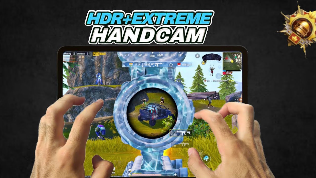 IPad Pro 🔥HANDCAN smooth + 120Fps Test PUBG M1,M2,M4 #pubgmobile #handcam #ipadpro 