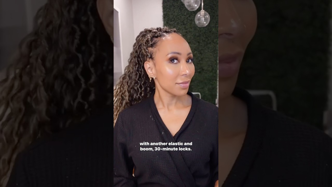 ✨Quick 30 Minute Crochet✨- SUBSCRIBE For Tutorials! #crochetbraids #crochethairstyles #haircare