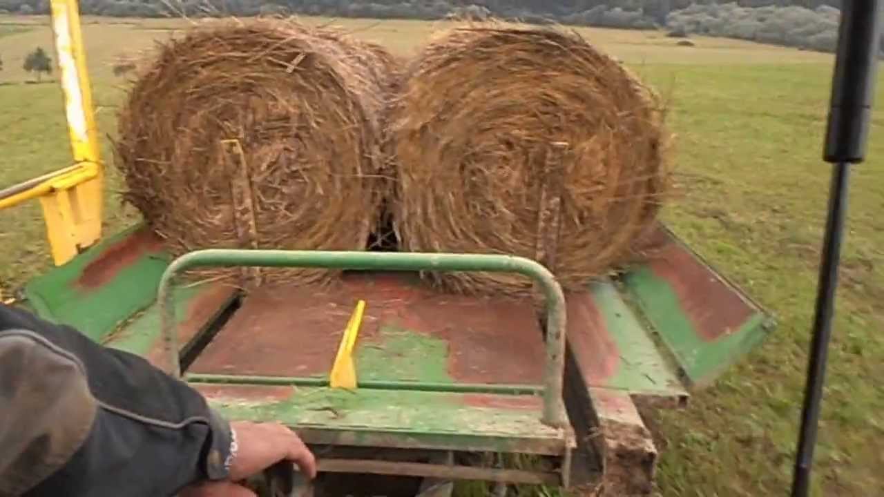 Zetor Forterra 135 16V zvážanie balikov