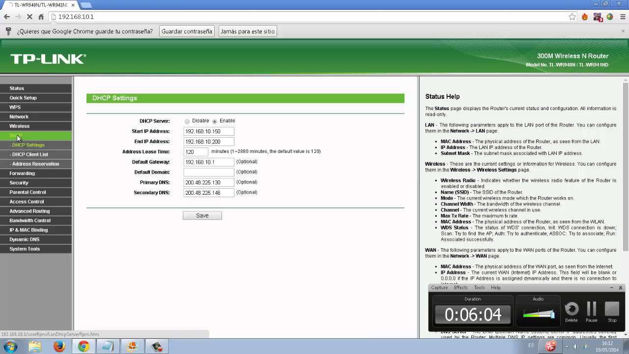 Configuracion de Router TL-WR941ND